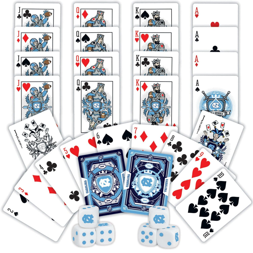 UNC Tar Heels - 2-Pack Playing Cards & Dice Set (ONLINE ORDER ONLY)