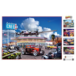 Cruisin' Route 66 - Bomber Command Cafe 1000 Piece Jigsaw Puzzle (ONLINE ORDER ONLY)