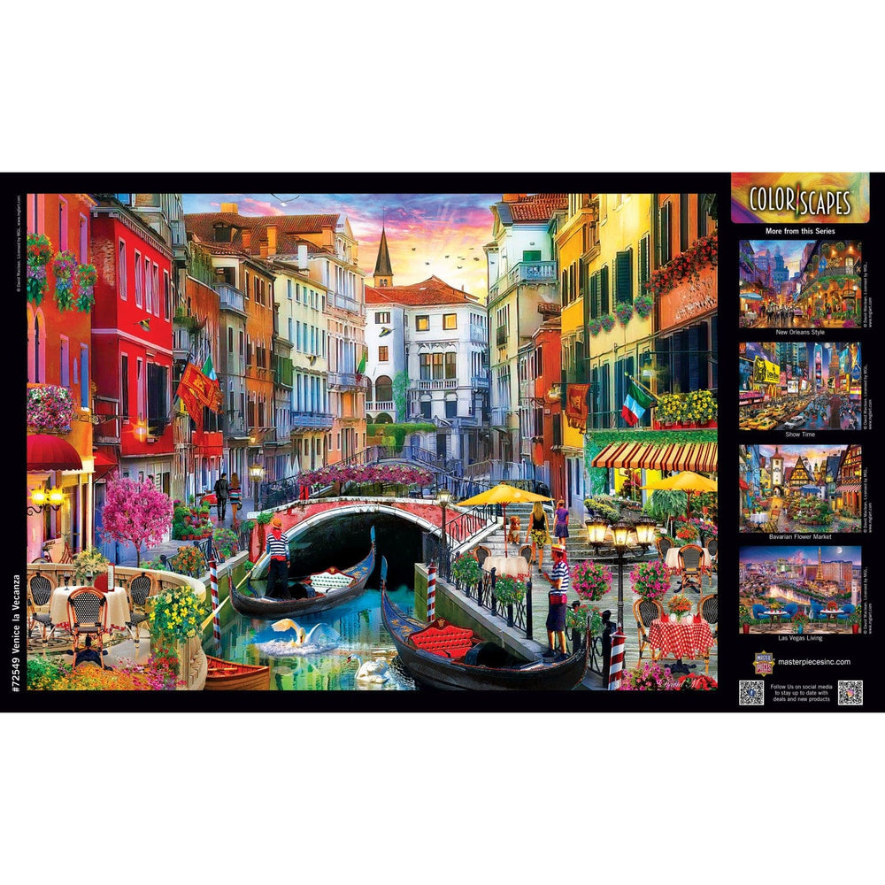 Colorscapes - Venice la Vecanza 1000 Piece Jigsaw Puzzle (ONLINE ORDER ONLY)