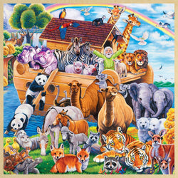 Wood Fun Facts - Noah's Ark 48 Piece Wood Jigsaw Puzzle (ONLINE ORDER ONLY)