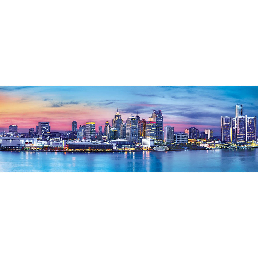 Detroit, Michigan 1000 Piece Panoramic Jigsaw Puzzle (ONLINE ORDER ONLY)