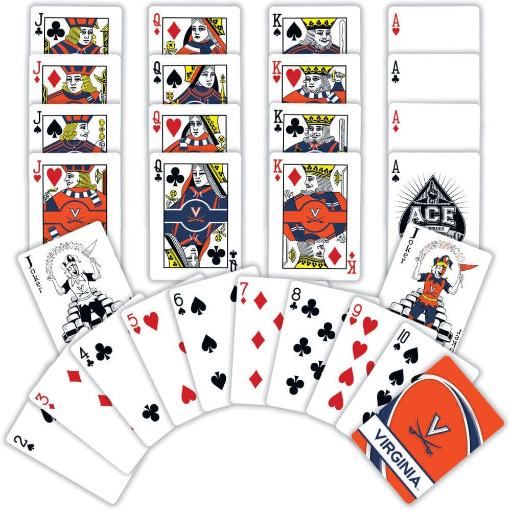 Virginia Cavaliers Playing Cards - 54 Card Deck (ONLINE ORDER ONLY)