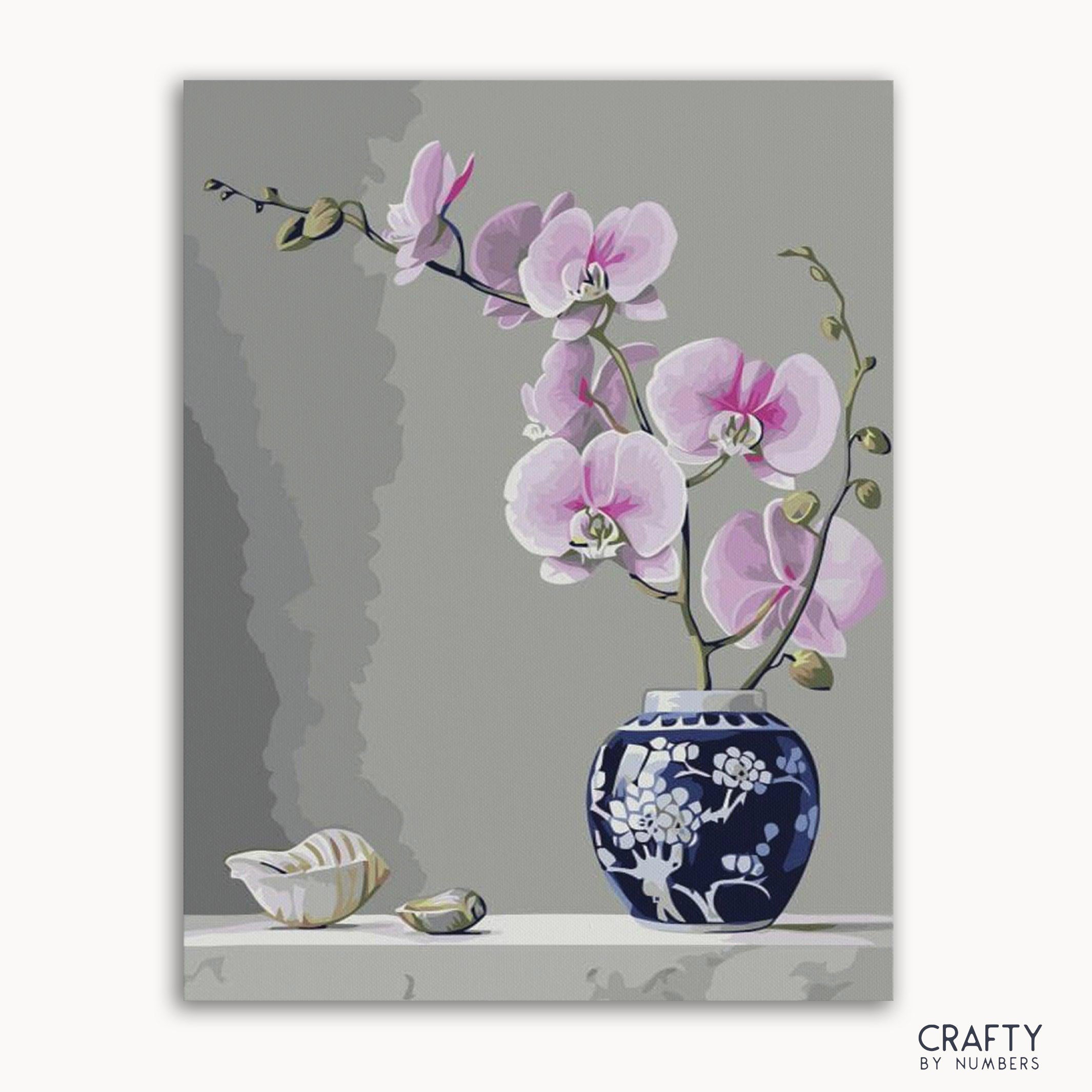 Orchid Flower In Vase (ONLINE ORDER ONLY)