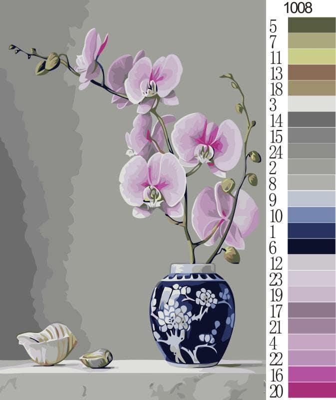 Orchid Flower In Vase (ONLINE ORDER ONLY)