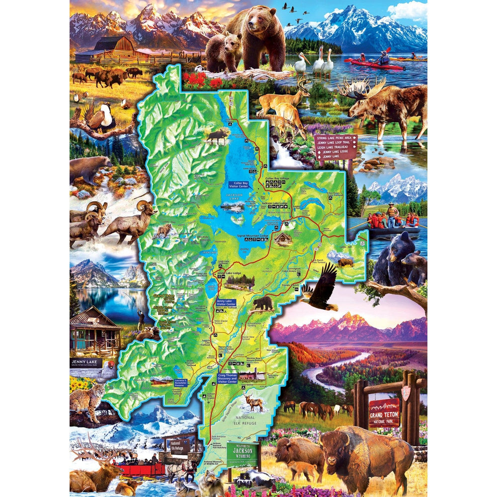 Grand Teton National Park 1000 Piece Jigsaw Puzzle (ONLINE ORDER ONLY)