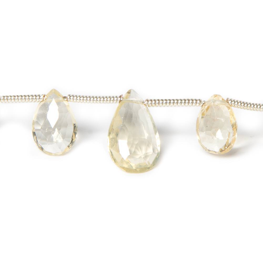 6x4-13x8mm Oregon Sunstone Faceted Pear Beads 8 inch 18 pieces (ONLINE ORDER ONLY)