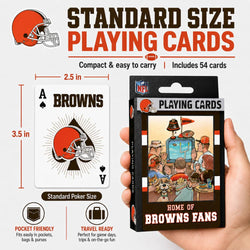 Cleveland Browns Fan Deck Playing Cards - 54 Card Deck