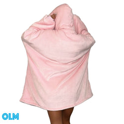Original Oversized Microfiber & Sherpa Wearable Blanket Hoodie for Kids & Adults | OLM Toys (ONLINE ORDER ONLY)