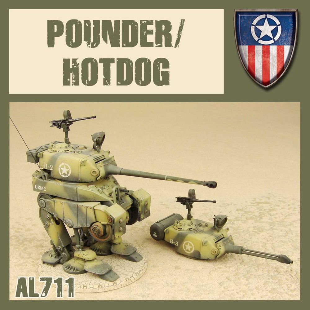 DUST 1947: Pounder/Hotdog (ONLINE ORDER ONLY)