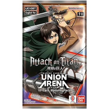 Attack on Titan [UE10BT] Union Arena Booster Pack (1 Booster Pack) (ONLINE ORDER ONLY)