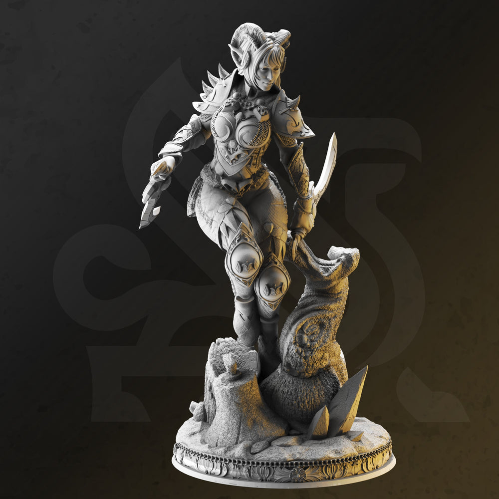 Orlena, Master of Poisoned Talons (Female Tiefling Rogue) (Online Order Only)
