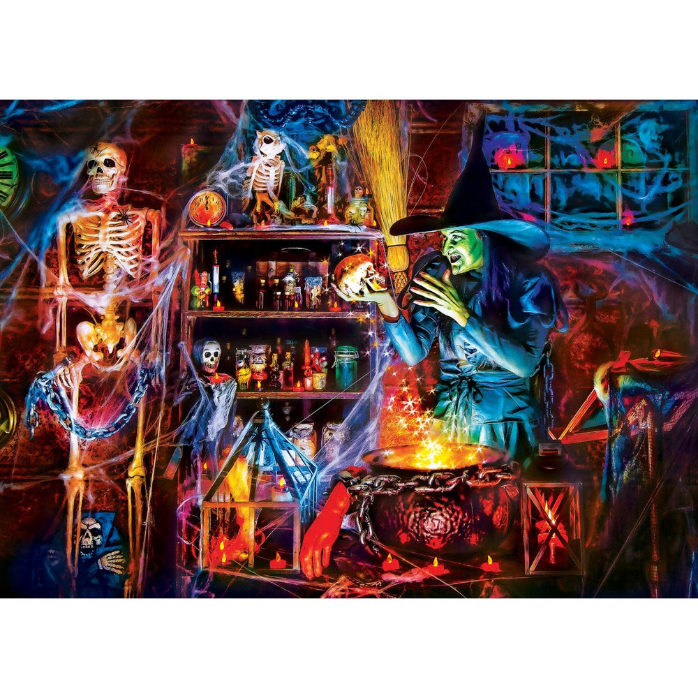 Glow in the Dark - On a Scary Night 500 Piece Jigsaw Puzzle