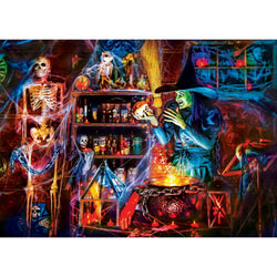 Glow in the Dark - On a Scary Night 500 Piece Jigsaw Puzzle
