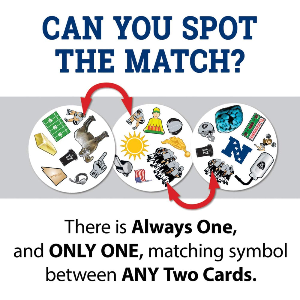 Las Vegas Raiders Spot It! Card Game (ONLINE ORDER ONLY)