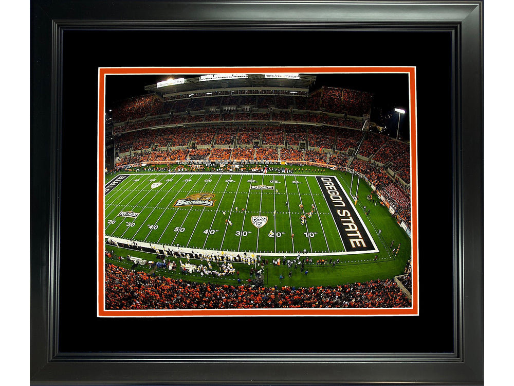 Framed Reser Stadium Oregon State Beavers 11"x14" NCAA Football Photo Professionally Matted (ONLINE ORDER ONLY)