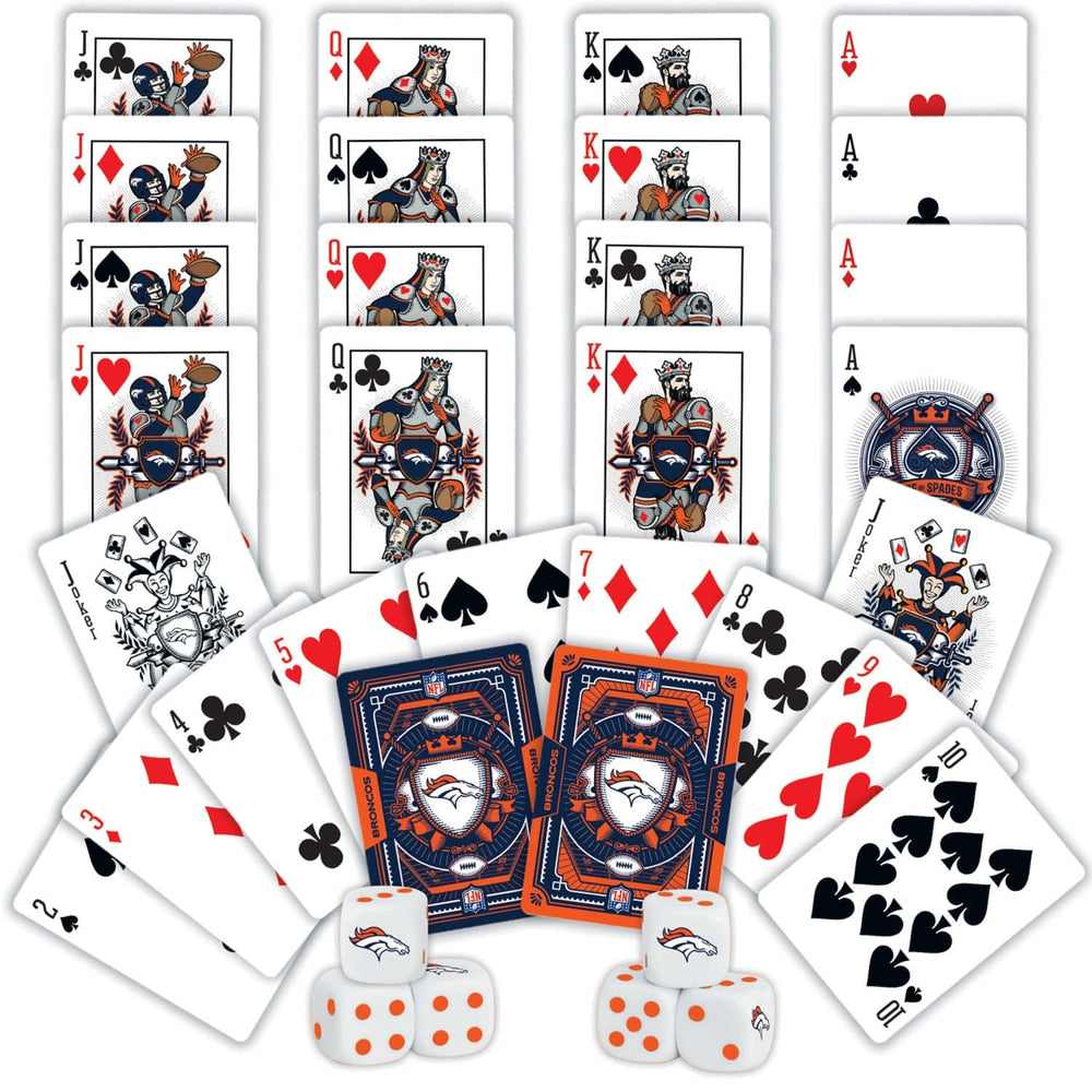 Denver Broncos - 2-Pack Playing Cards & Dice Set (ONLINE ORDER ONLY)