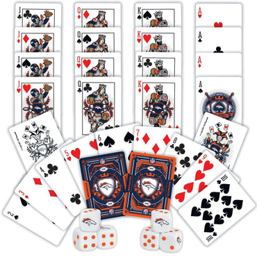 Denver Broncos - 2-Pack Playing Cards & Dice Set (ONLINE ORDER ONLY)