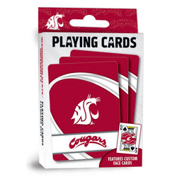 Washington State Cougars Playing Cards - 54 Card Deck (ONLINE ORDER ONLY)