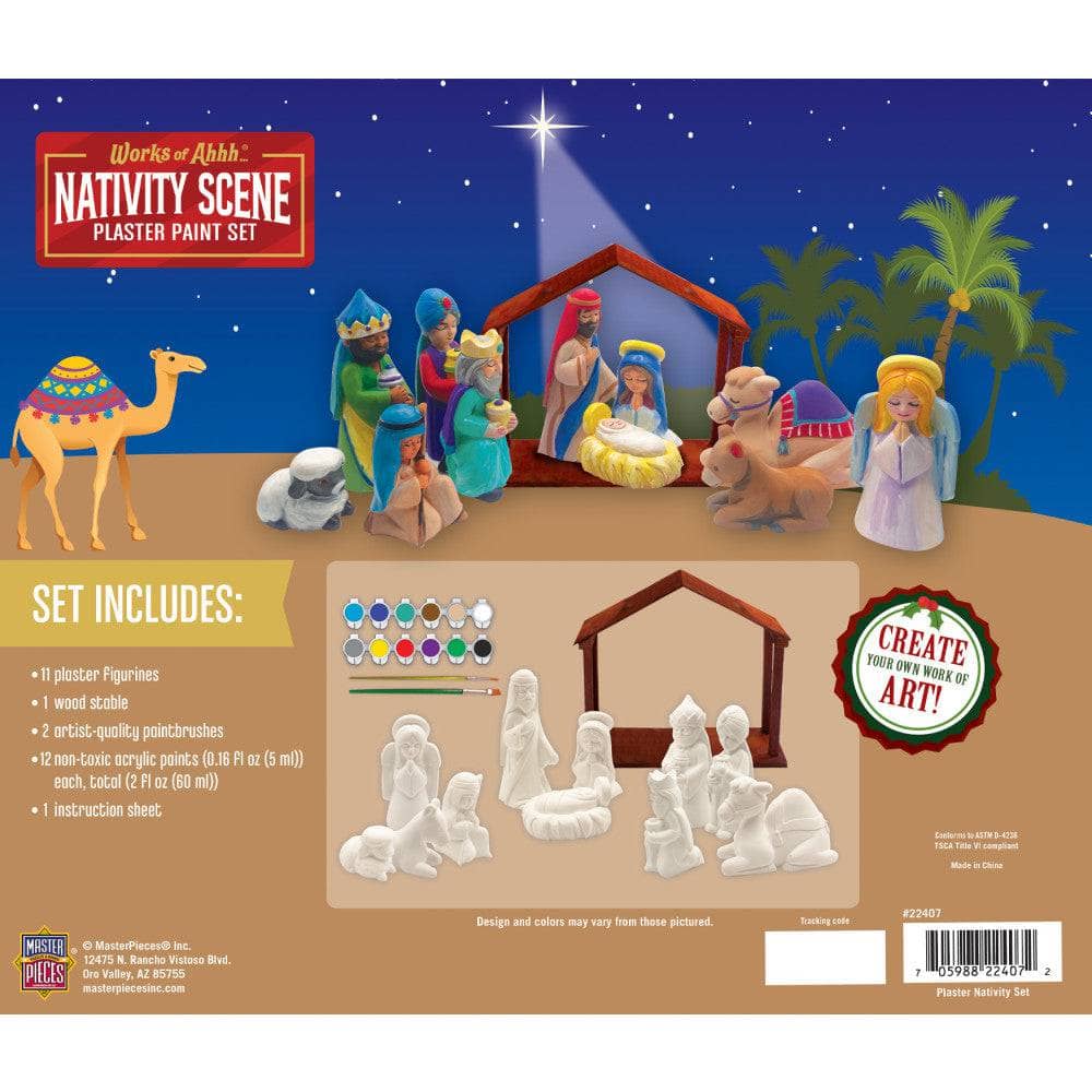 Nativity Scene - Plaster Figurine Paint Set (ONLINE ORDER ONLY)
