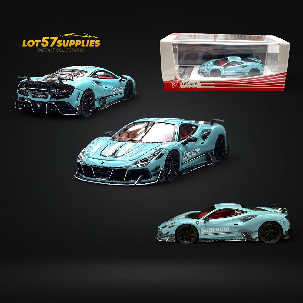 FuelMe Ferrari Mansory F8XX TIFFANY Blue SUPREME 1:64 Resin Limited to 199 Pcs (ONLINE ORDER ONLY)