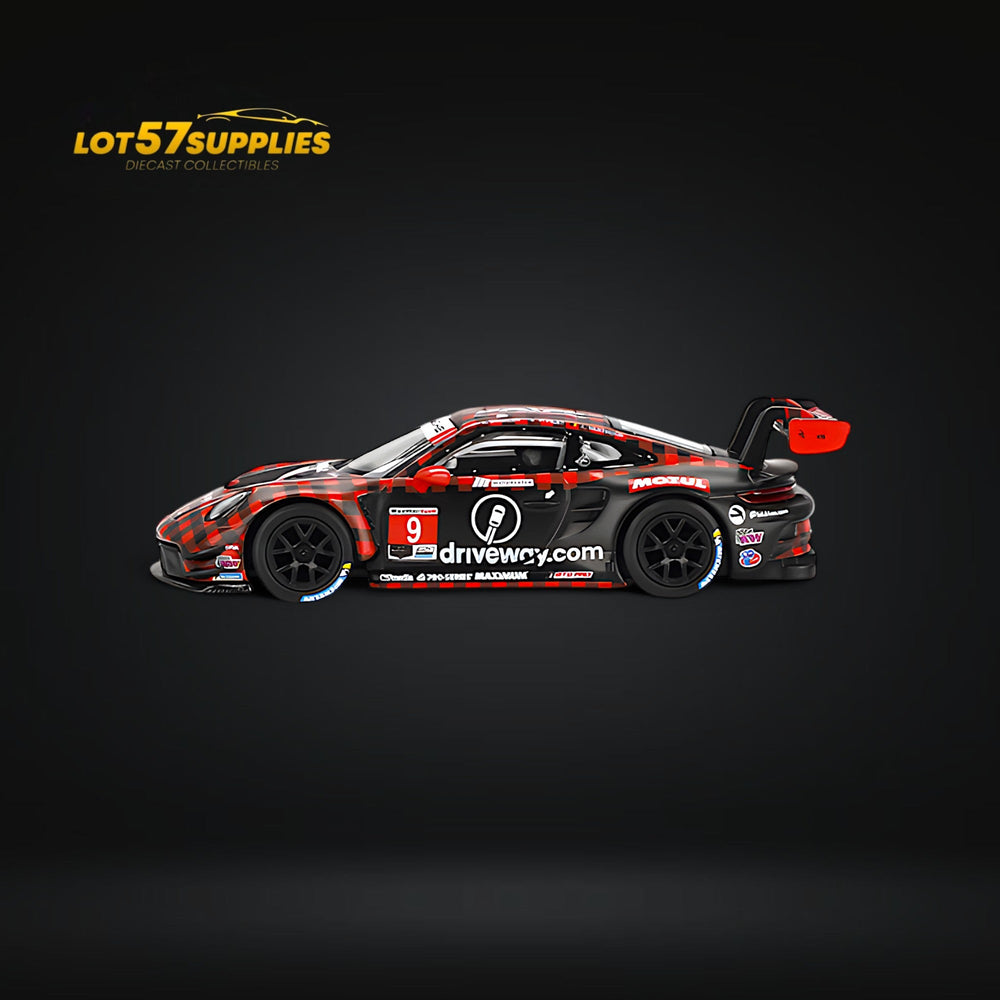 Mini-GT Porsche 911 GT3 R #9 GTD PRO Pfaff Motorsports IMSA 2023 Sebring 12 Hrs. Winner #770 1:64 (ONLINE ORDER ONLY)