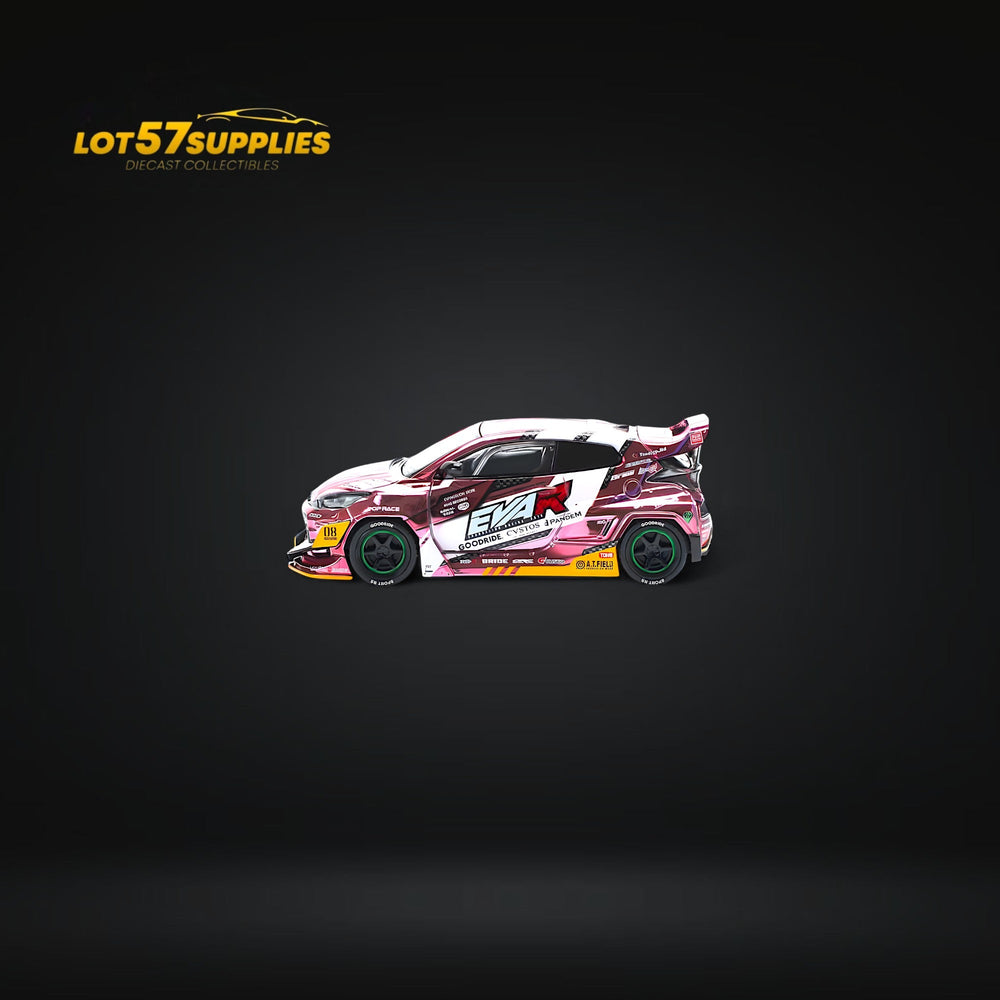 (Pre-Order) PopRace Toyota GR YARIS - Pink EVA RT PRODUCTION MODEL 
CUSTOM TYPE-08 GOODRIDE 1:64 PR640220 (ONLINE ORDER ONLY)