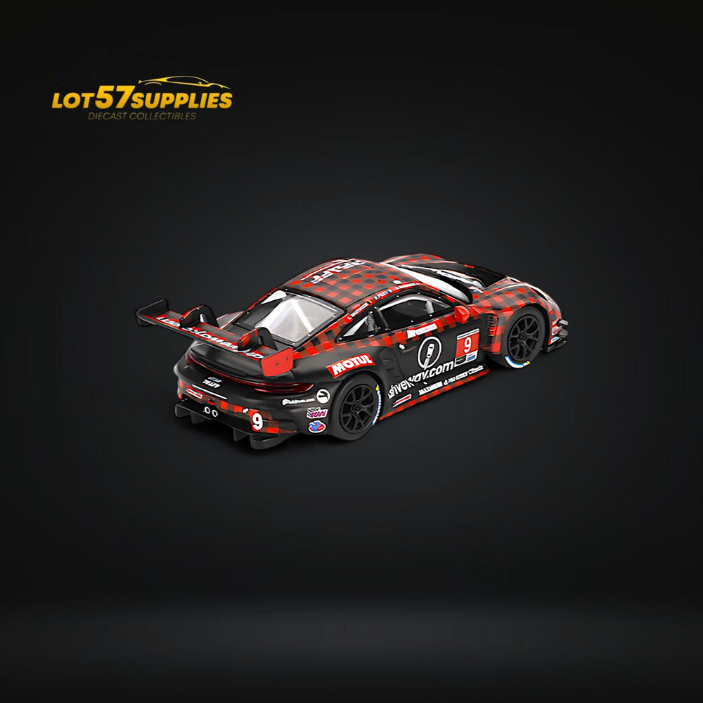 Mini-GT Porsche 911 GT3 R #9 GTD PRO Pfaff Motorsports IMSA 2023 Sebring 12 Hrs. Winner #770 1:64 (ONLINE ORDER ONLY)