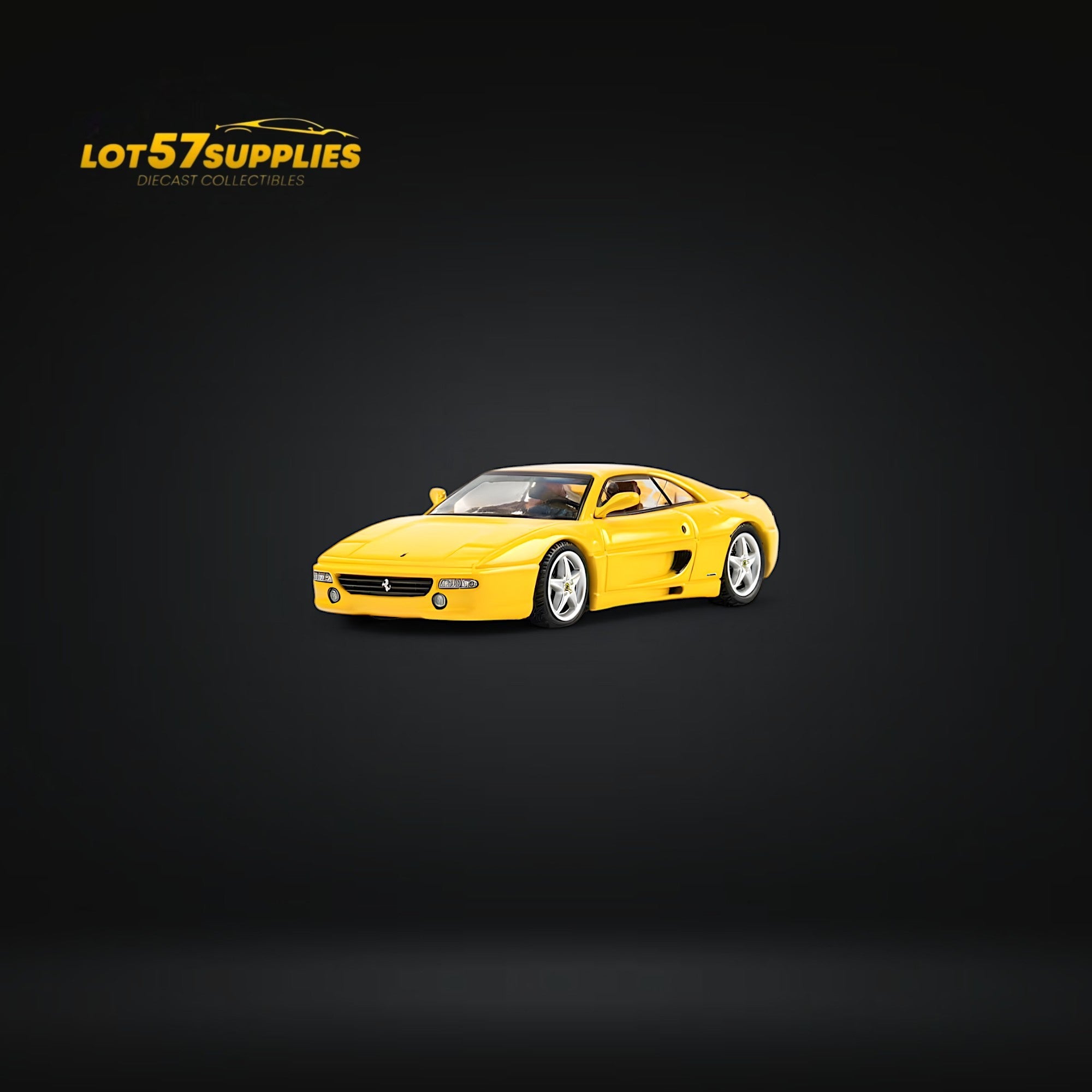 (Pre-Order) TPC F355 challenge Diecast Model in Modena Yellow 1:64 (ONLINE ORDER ONLY)
