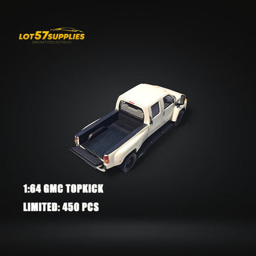 GOC GMC TOPKICK Pickup White 1:64 - Limited to 450 Pcs (ONLINE ORDER ONLY)