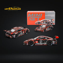 Mini-GT Porsche 911 GT3 R #9 GTD PRO Pfaff Motorsports IMSA 2023 Sebring 12 Hrs. Winner #770 1:64 (ONLINE ORDER ONLY)