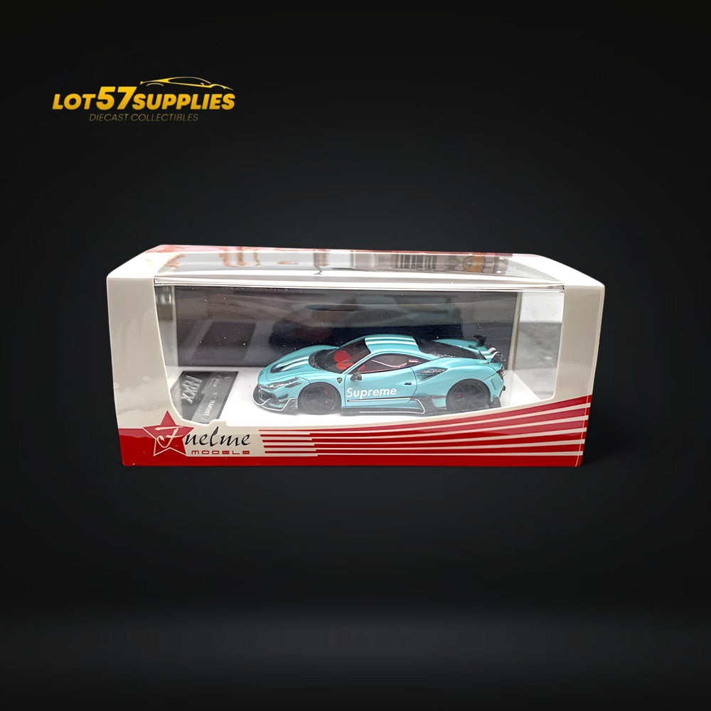 FuelMe Ferrari Mansory F8XX TIFFANY Blue SUPREME 1:64 Resin Limited to 199 Pcs (ONLINE ORDER ONLY)