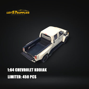 GOC Chevrolet KODIAK Pickup White 1:64 - Limited to 450 Pcs (ONLINE ORDER ONLY)