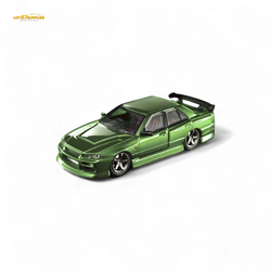 Mortal ER34 Skyline Uras Transparent Metallic Green 1:64