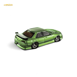 Mortal ER34 Skyline Uras Transparent Metallic Green 1:64