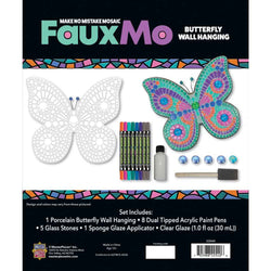 Faux Mo - Porcelain Butterfly Wall Art Craft Kit (ONLINE ORDER ONLY)