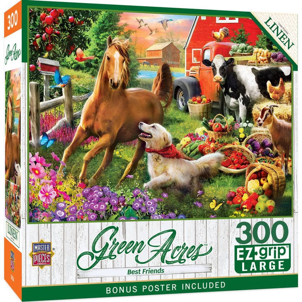 Green Acres - Best Friends 300 Piece EZ Grip Jigsaw Puzzle (ONLINE ORDER ONLY)