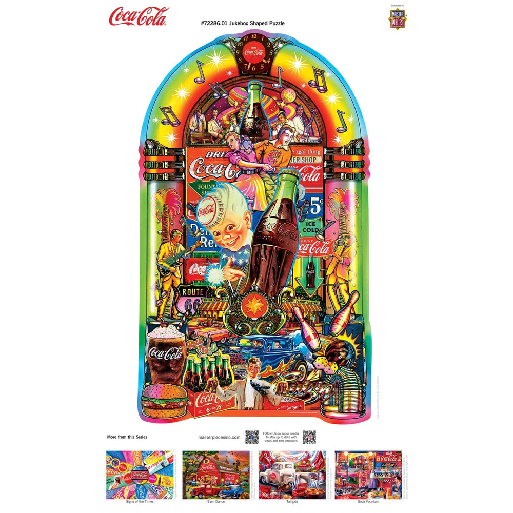 Coca-Cola Jukebox 1000 Piece Shaped Jigsaw Puzzle (ONLINE ORDER ONLY)