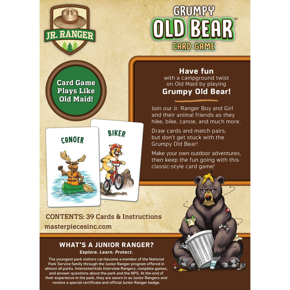 Jr. Ranger Grumpy Old Bear Card Game (ONLINE ORDER ONLY)