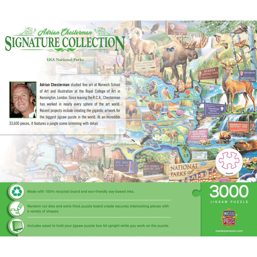 Signature Collection - USA National Parks 3000 Piece Jigsaw Puzzle (ONLINE ORDER ONLY)
