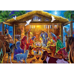 Sparkle & Shine - Star of Bethlehem 500 Piece Glitter Jigsaw Puzzle (ONLINE ORDER ONLY)