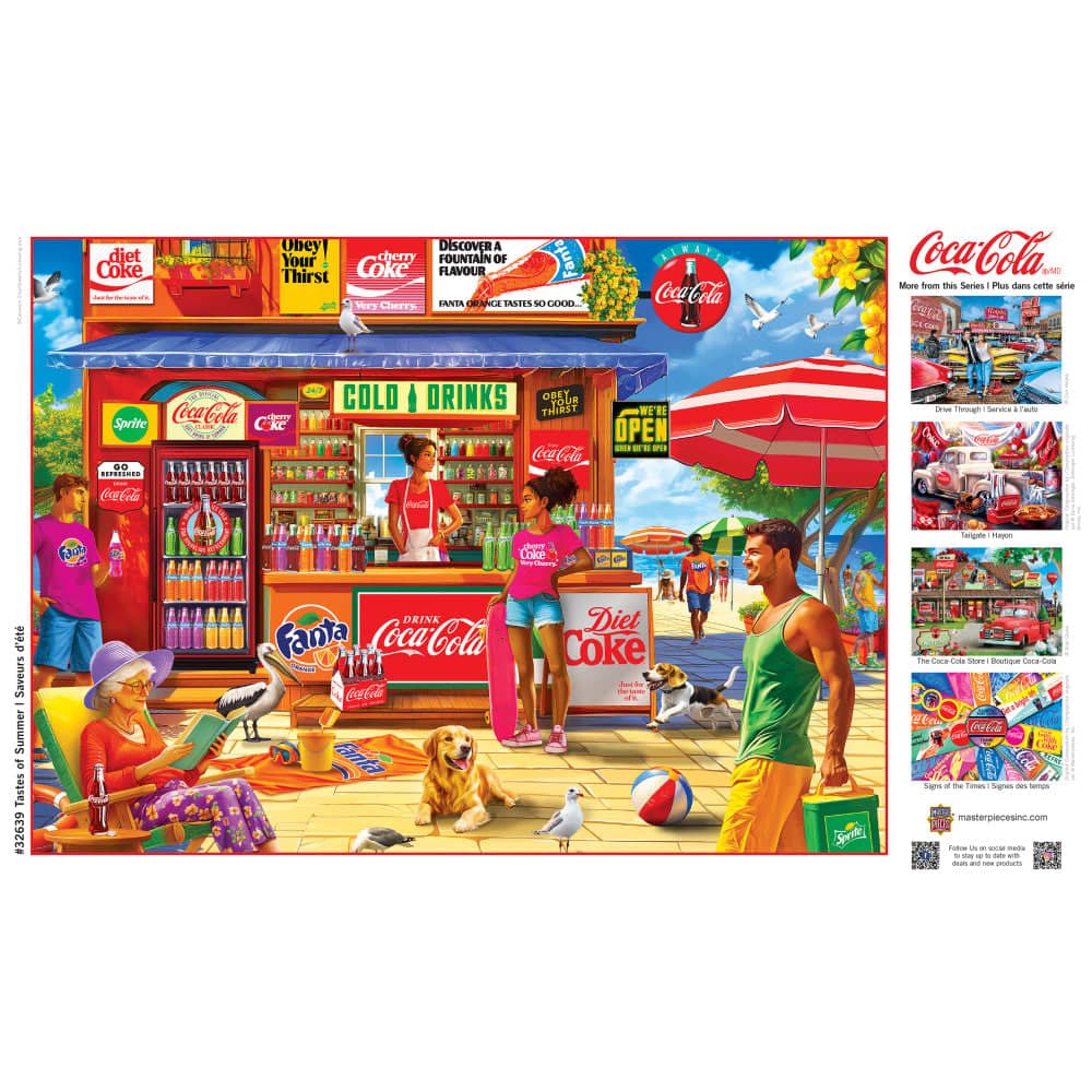 Coca-Cola - Tastes of Summer 300 Piece EZ Grip Jigsaw Puzzle
