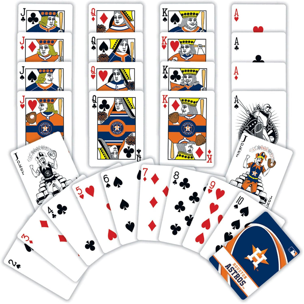 Houston Astros Playing Cards - 54 Card Deck (ONLINE ORDER ONLY)