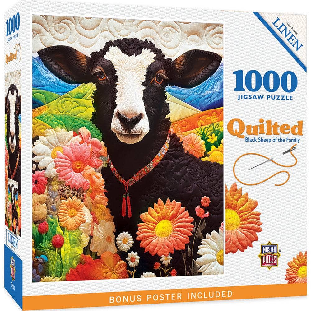Quilted - Black Sheep of the Family 1000 Piece Jigsaw Puzzle (ONLINE ORDER ONLY)