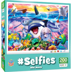 Selfies - Wild Waves 200 Piece Jigsaw Puzzle