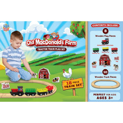 Old MacDonald's Farm Tractor Train Play Set (ONLINE ORDER ONLY)