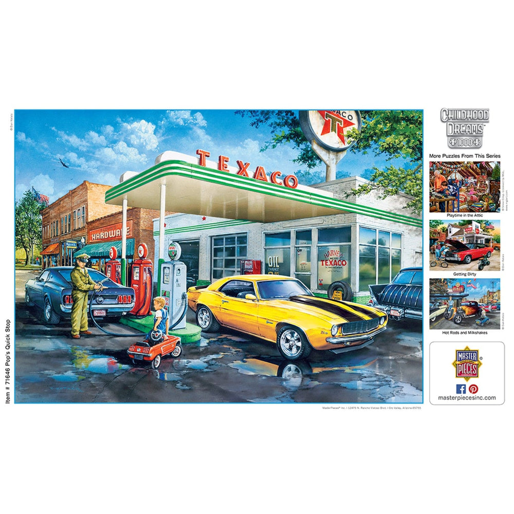 Childhood Dreams - Pop's Quick Stop 1000 Piece Jigsaw Puzzle (ONLINE ORDER ONLY)