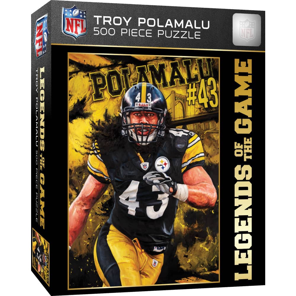Legends of the Game - Troy Polamalu 500 Piece Jigsaw Puzzle (ONLINE ORDER ONLY)