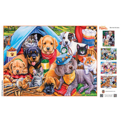 Playful Paws - Camping Buddies 300 Piece EZ Grip Jigsaw Puzzle