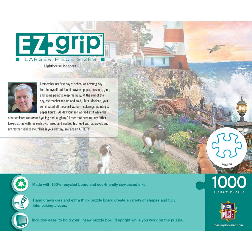 EZ Grip - Lighthouse Keepers 1000 Piece Jigsaw Puzzle (ONLINE ORDER ONLY)