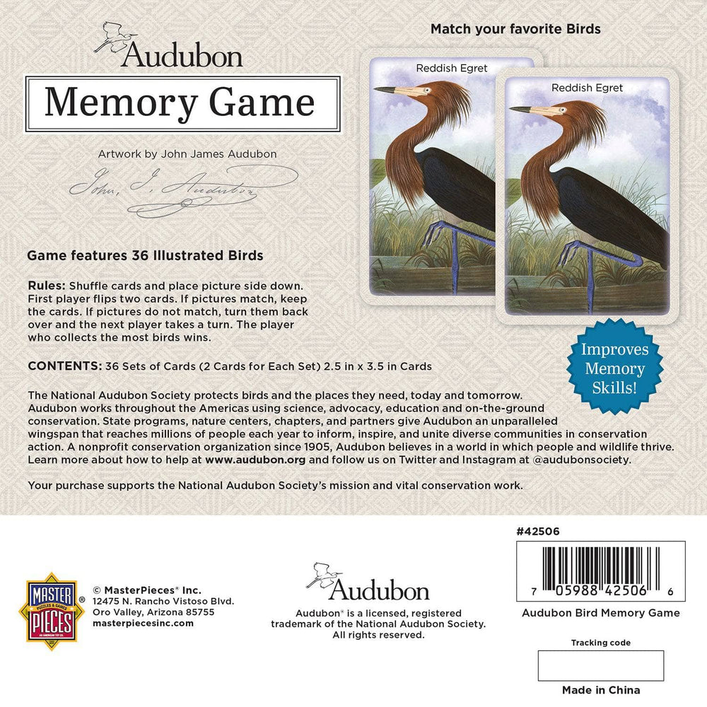 Audubon Memory Game (ONLINE ORDER ONLY)